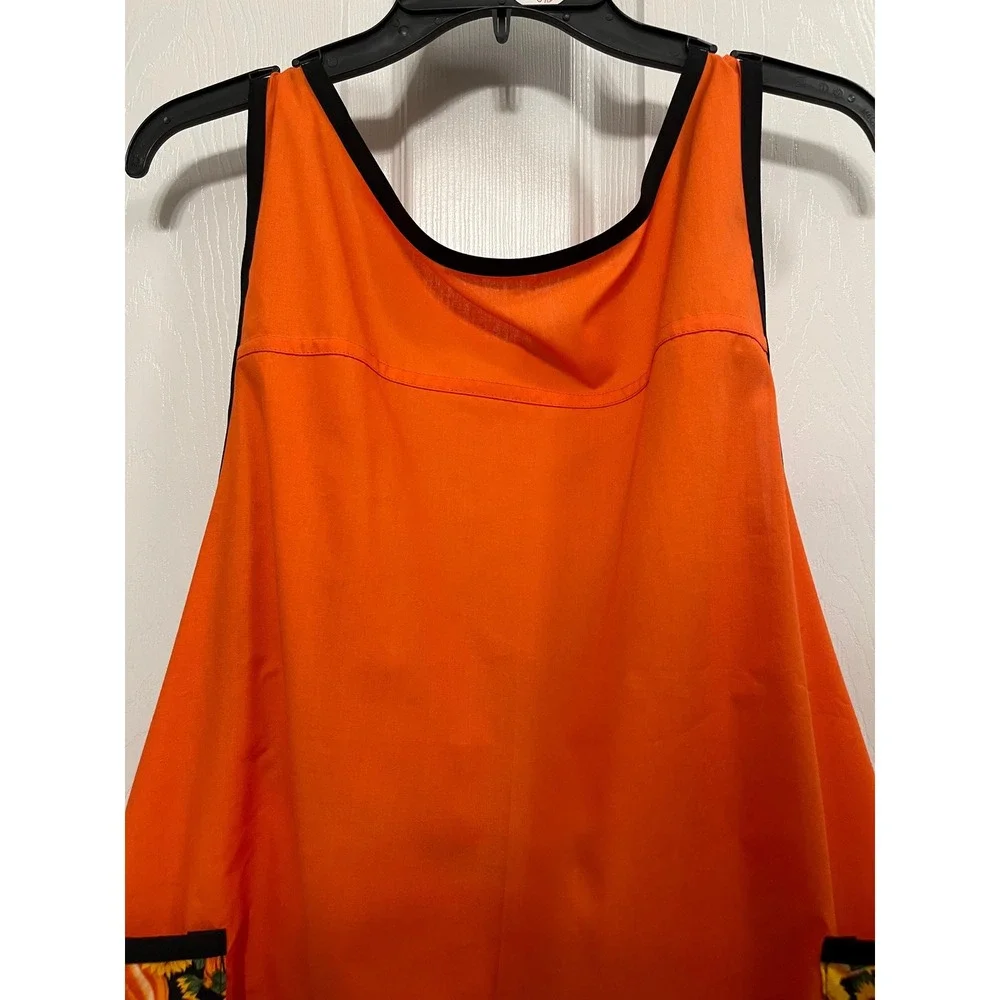 CrissCross Apron Fall Halloween: Cottagecore Pumpkin Apron Sizes L-XXL Crossback